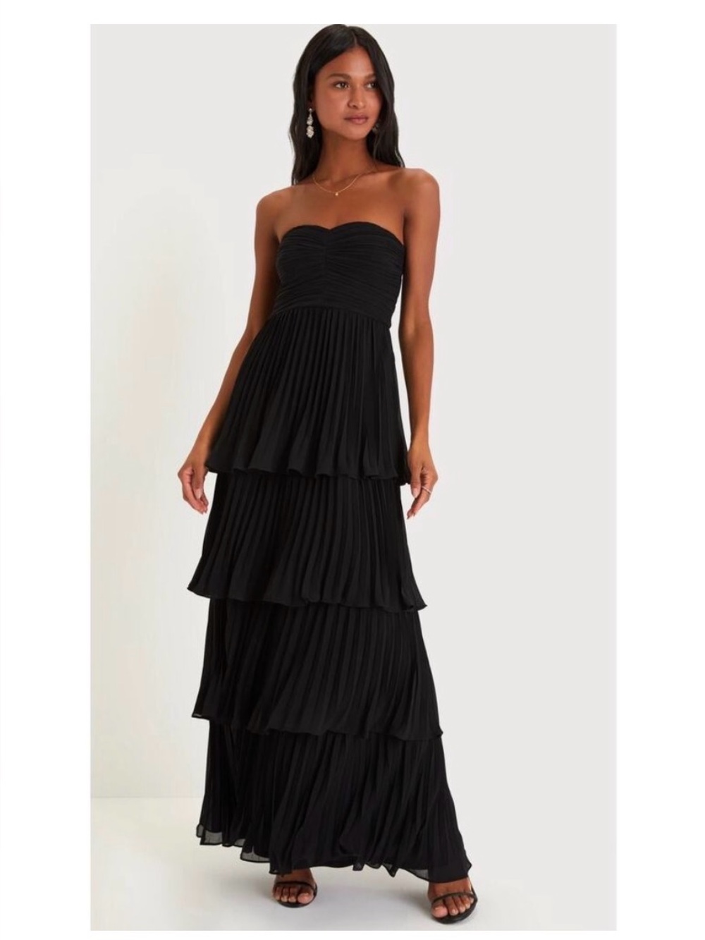 Lulu's Black Seriously Sensational Dress